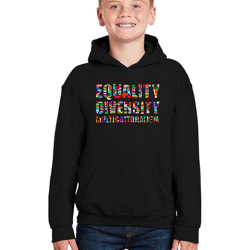 EQUALITY DIVERSITY MULTICULTURALISM - WORLD FLAGS Unisex T-shirts