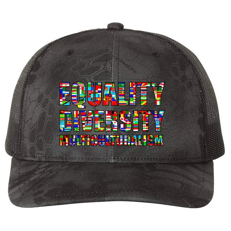 EQUALITY DIVERSITY MULTICULTURALISM - WORLD FLAGS Unisex T-shirts