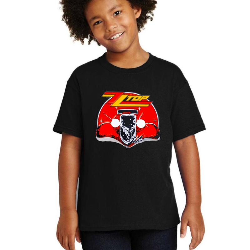 Zz Top: Driving. Youth T-Shirt Boy Black