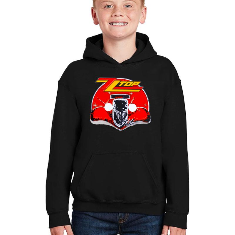 Zz Top: Driving. Youth Hooded Sweatshirt Boy Black