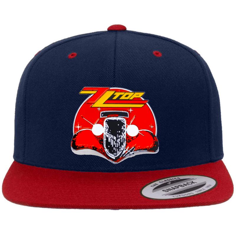 Zz Top: Driving. Premium Flat Bill Snapback Cap  Navy