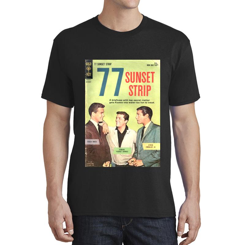 77 Sunset Strip Unisex T-Shirt Men Black