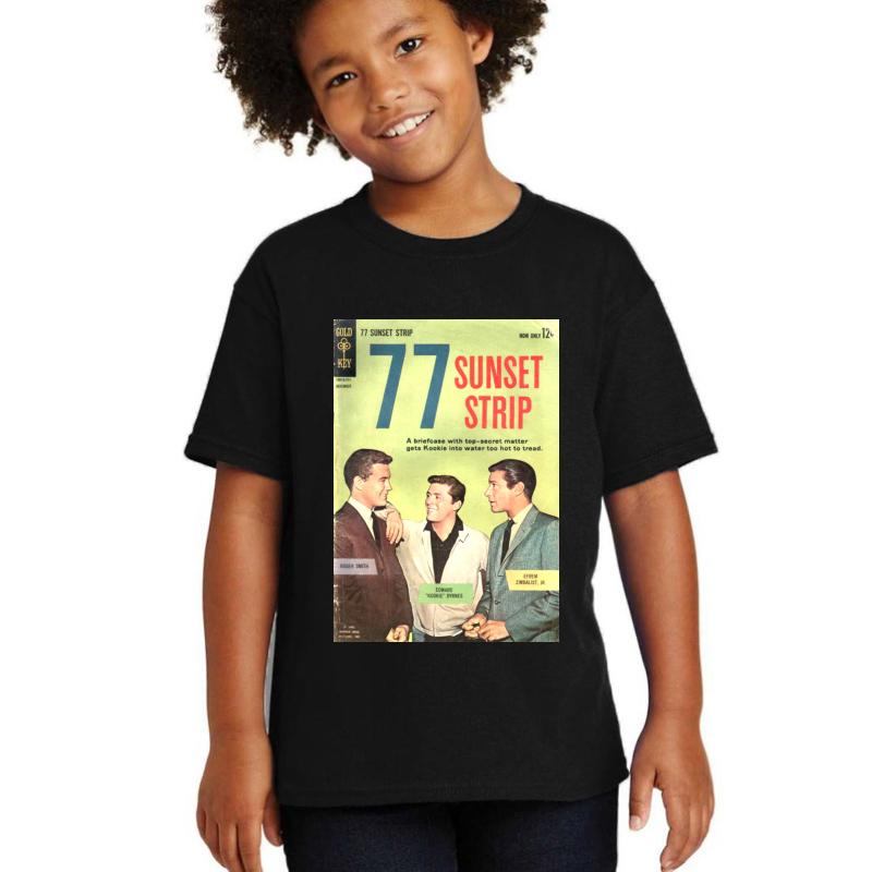 77 Sunset Strip Youth T-Shirt Boy Black