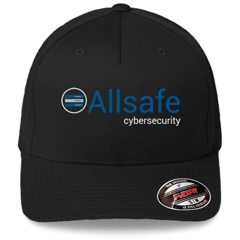 Allsafe Mr Robot  Flexfit Baseball Cap  Black