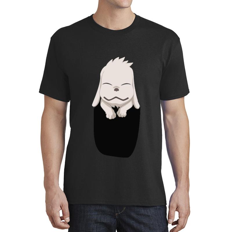 Akamaru Pocket Unisex T-Shirt Men Black