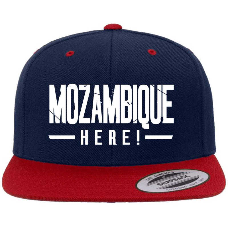 Apex Mozambique Here! Premium Flat Bill Snapback Cap  Navy