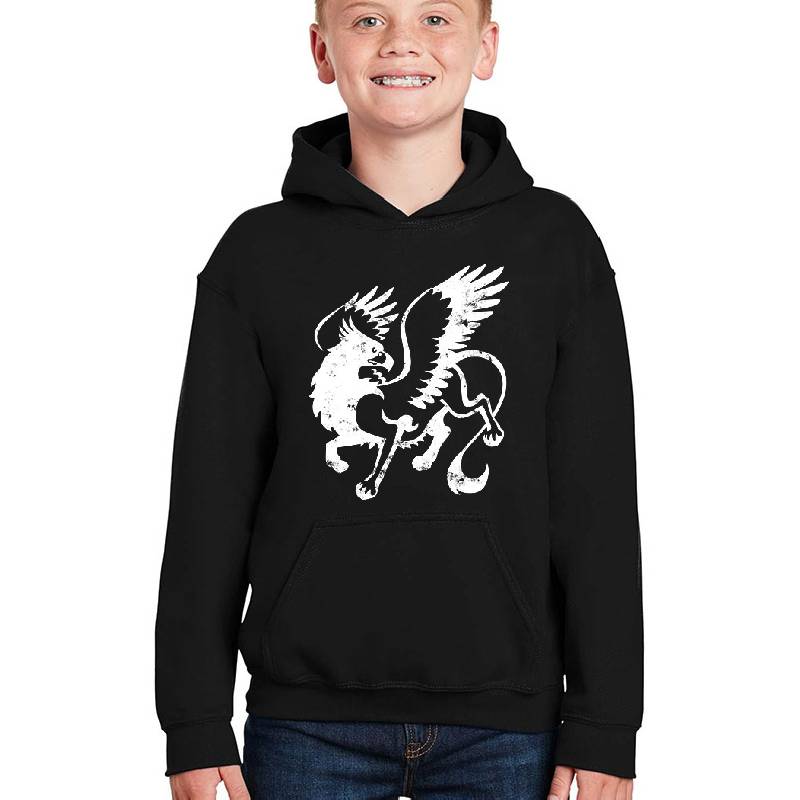 Griffon Fantasy Design, White Unisex T-shirts