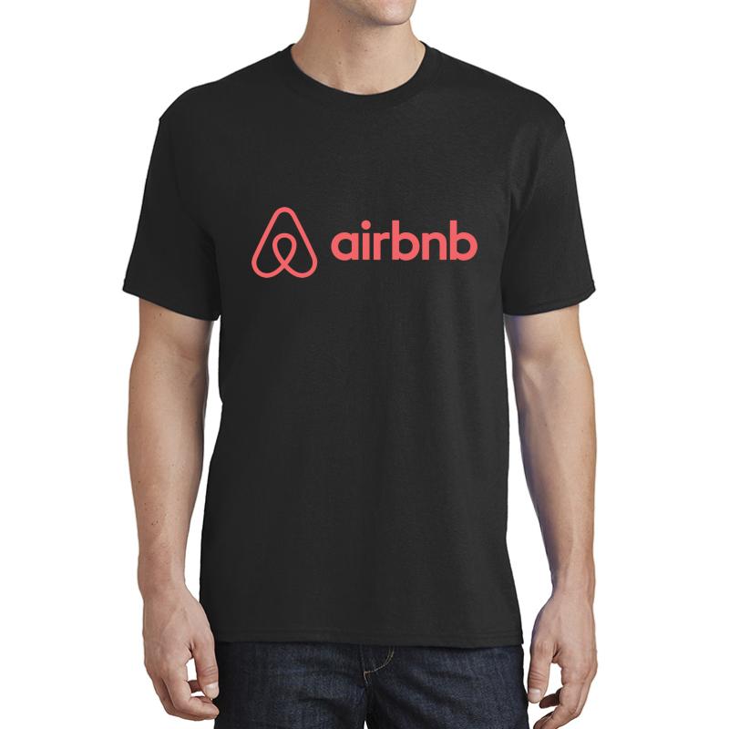 Airbnb  Unisex T-Shirt Men Black