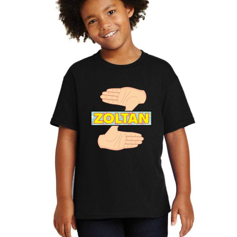 Zoltan - Dude Wheres My Car Youth T-Shirt Boy Black