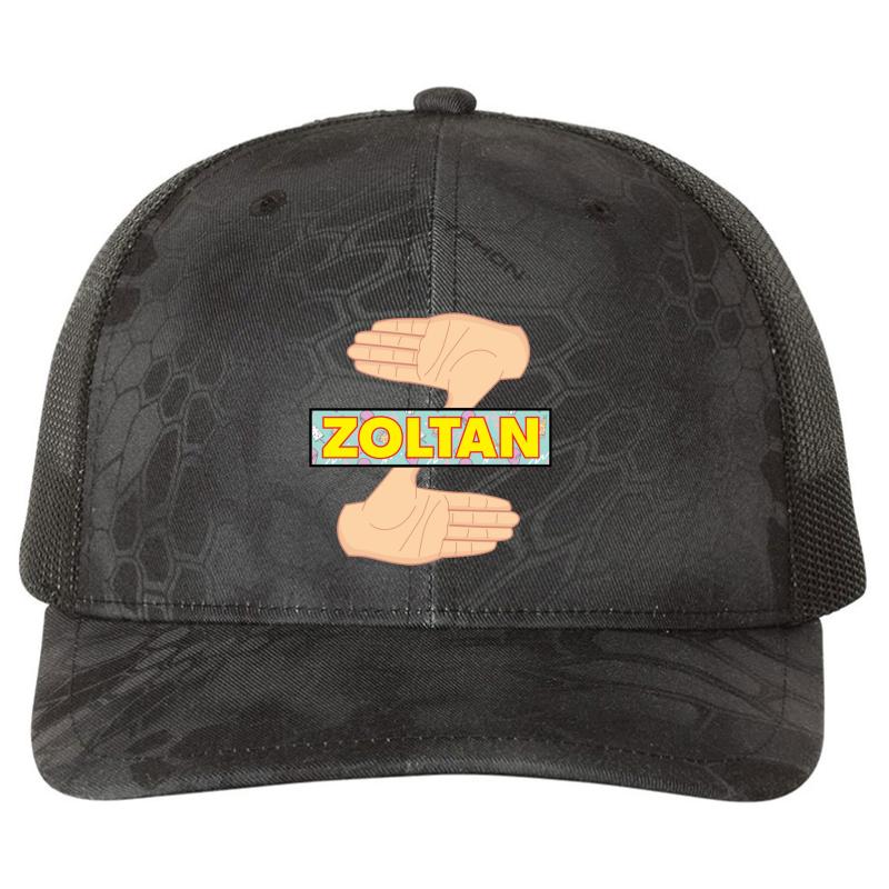 Zoltan - Dude Wheres My Car Richardson Premium Trucker Snapback Cap  Kryptek Typhon Black