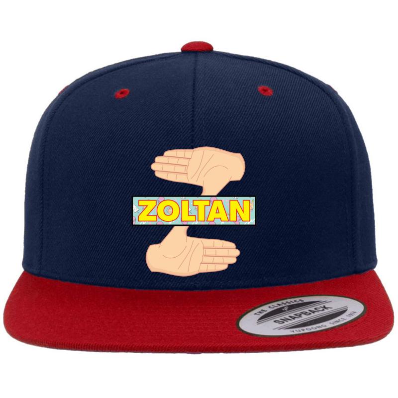 Zoltan - Dude Wheres My Car Premium Flat Bill Snapback Cap  Navy