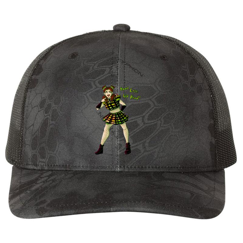 Anne Boleyn- Six The Musical Richardson Premium Trucker Snapback Cap  Kryptek Typhon Black