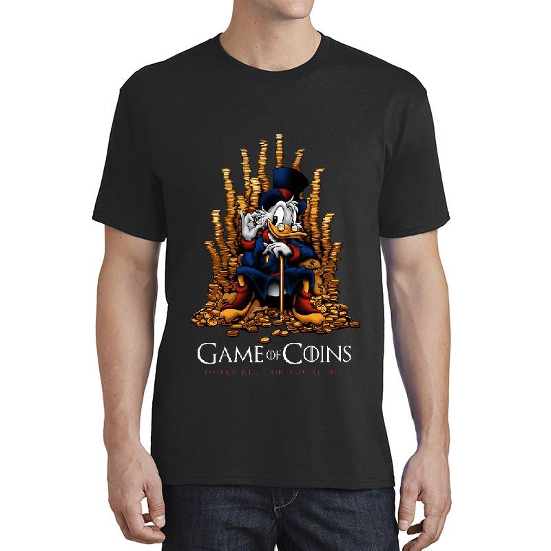 Game of Coins Unisex V-Neck T-Shirts