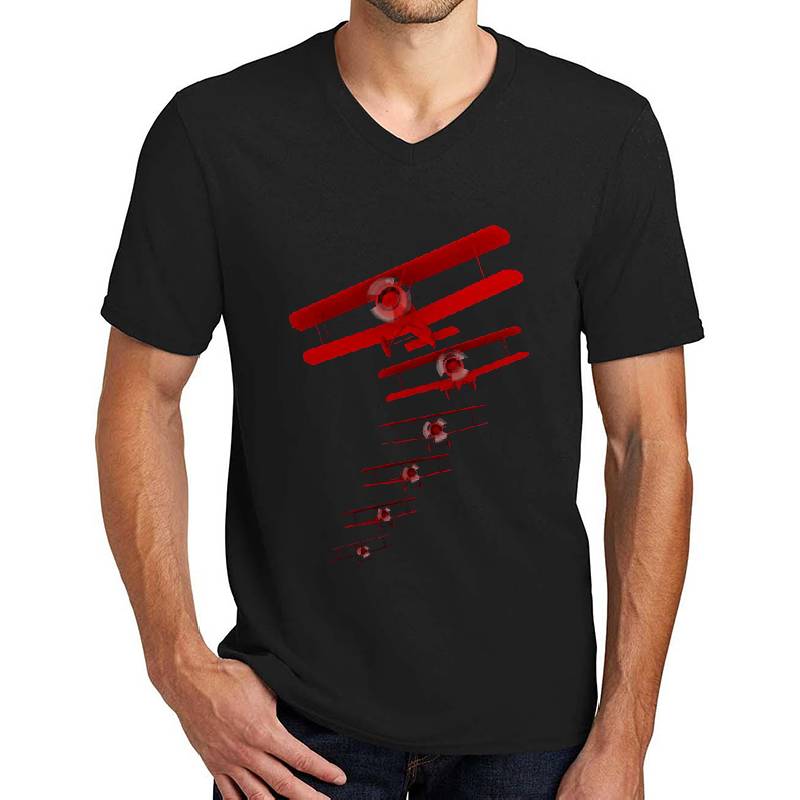 Retro Biplane Unisex T-shirts