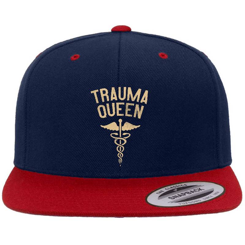 Trauma Queen Unisex V-Neck T-Shirts