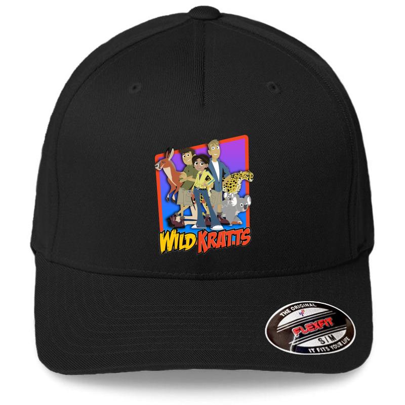 Wild Kratts Team Flexfit Baseball Cap  Black