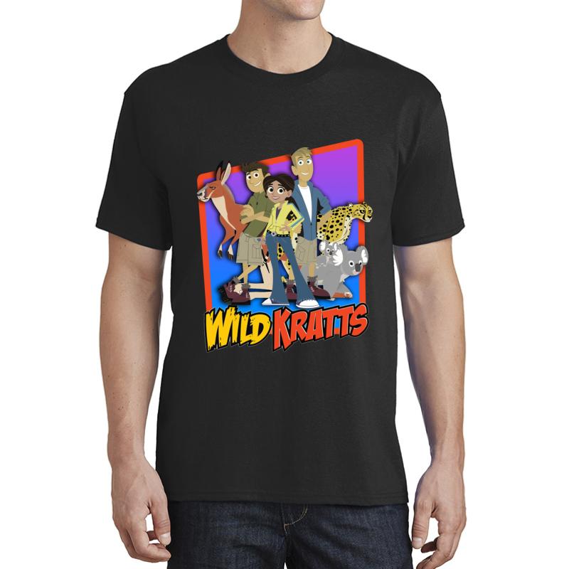 Wild Kratts Team Unisex T-Shirt Men Black