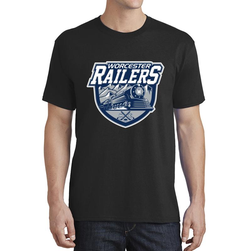 Worcester Railers Unisex T-Shirt Men Black