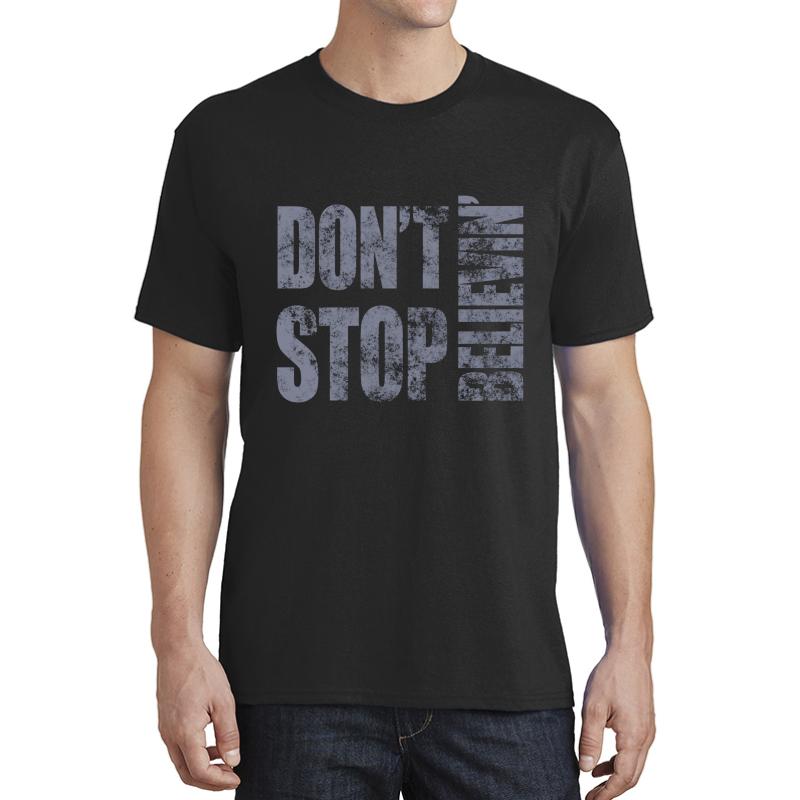 80'S Journey Don't Stop Believin' Unisex T-Shirt Men Black