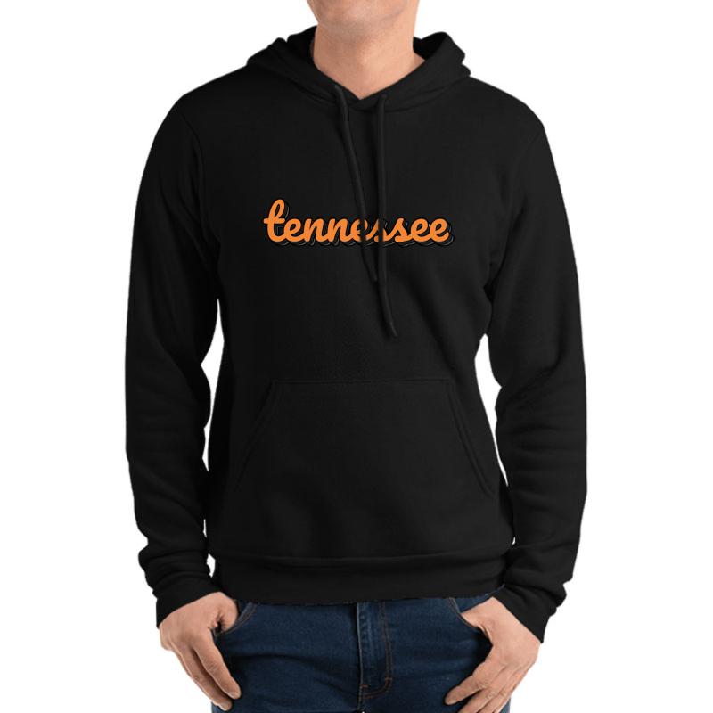 University Of Tennessee Unisex Hooded Sweatshirt Men Black