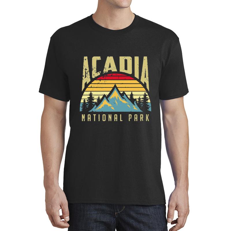 Acadia National Park Unisex T-Shirt Men Black