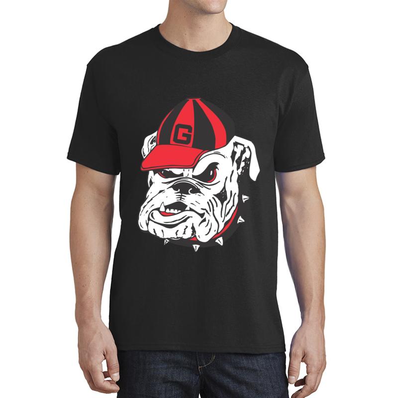 Vintage Bulldog Uga Unisex T-Shirt Men Black