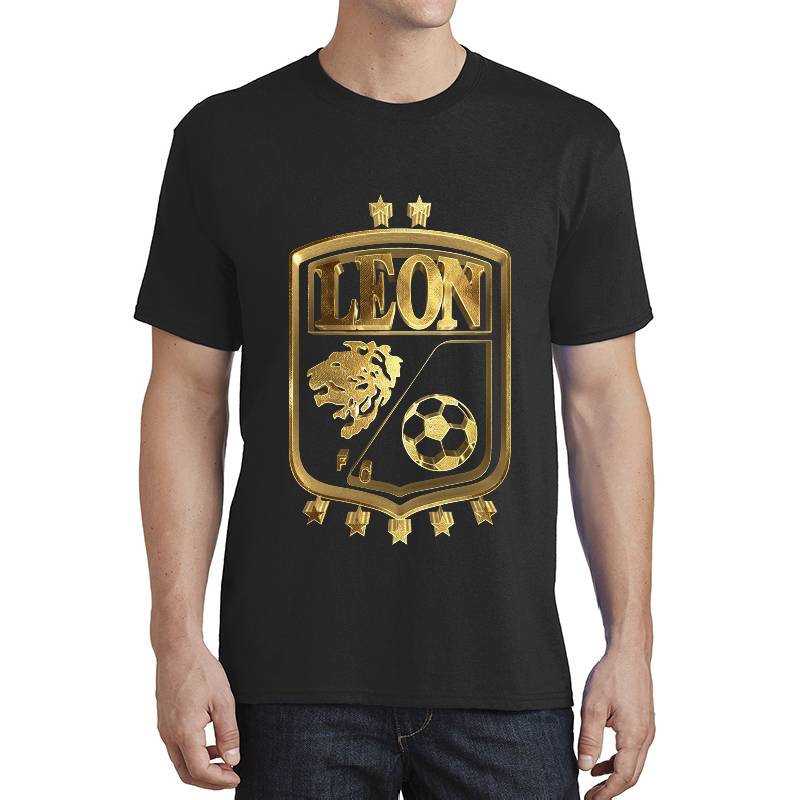 Club Leon Mexico Gold Unisex Polo Jersey Sport Shirts