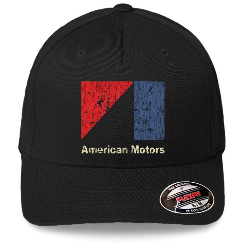 American Motors Corporation 1970 Flexfit Baseball Cap  Black