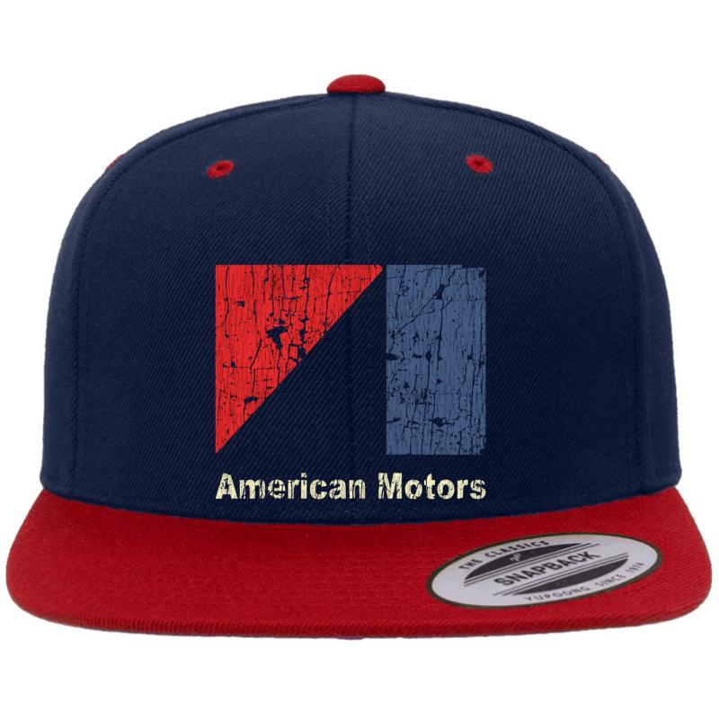 American Motors Corporation 1970 Premium Flat Bill Snapback Cap  Navy