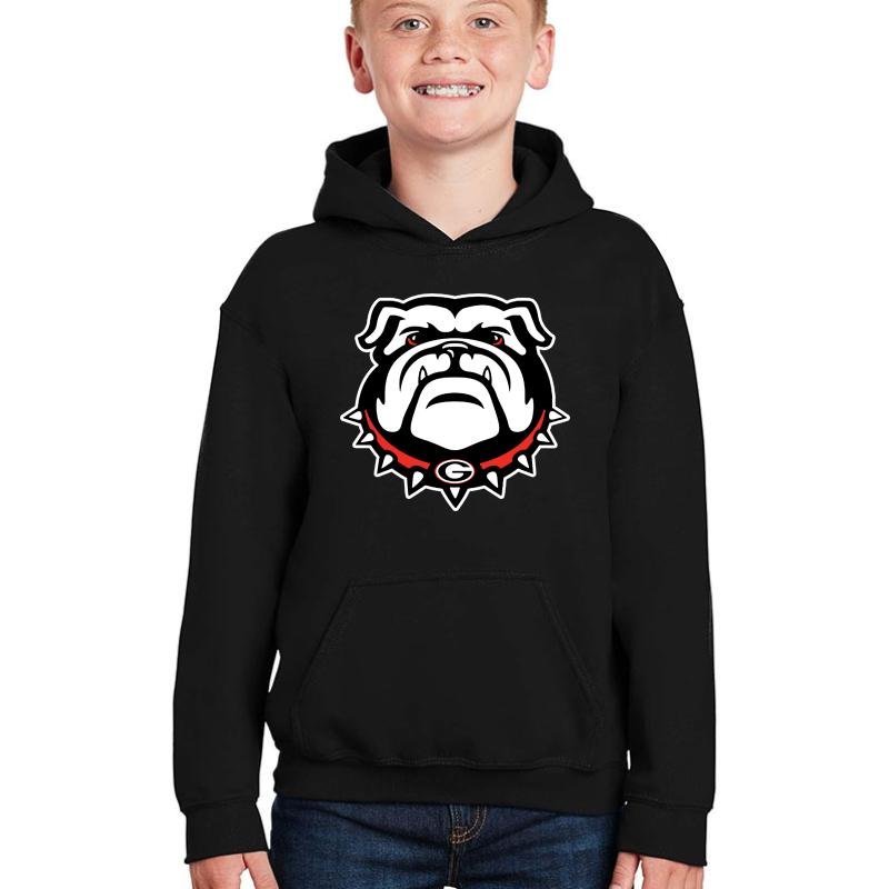 Uga Bulldogs Youth Hooded Sweatshirt Boy Black