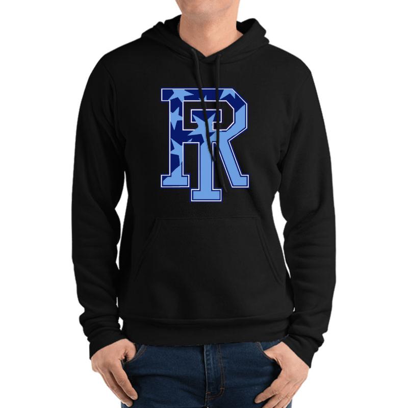 Uri 3-D Unisex Hooded Sweatshirt Men Black