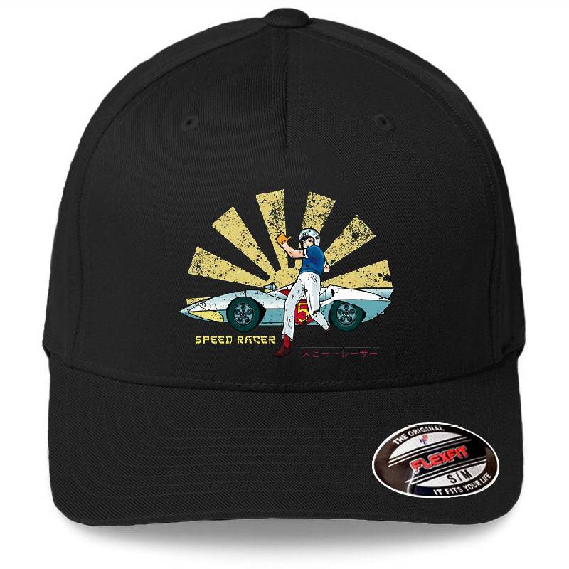 Speed Racer Retro Japanese Richardson Premium Trucker Snapback Caps
