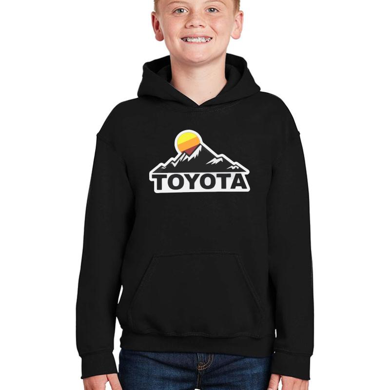 Toyota Fan Design Youth Hooded Sweatshirt Boy Black