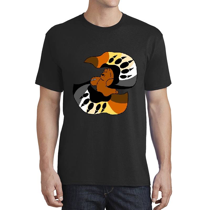 Flagging Bear - Bear Pride Flag Unisex V-Neck T-Shirts