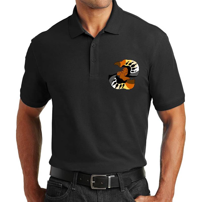 Flagging Bear - Bear Pride Flag Unisex V-Neck T-Shirts