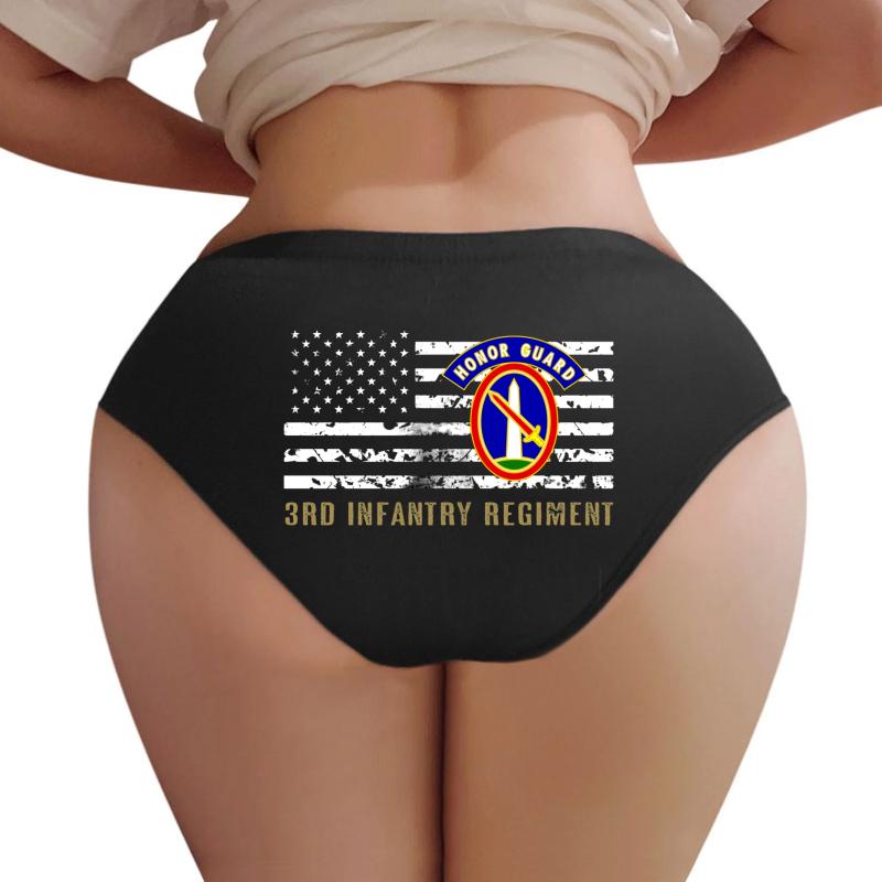 3Rd Infantry Regiment Women Underwear Panties Women Black