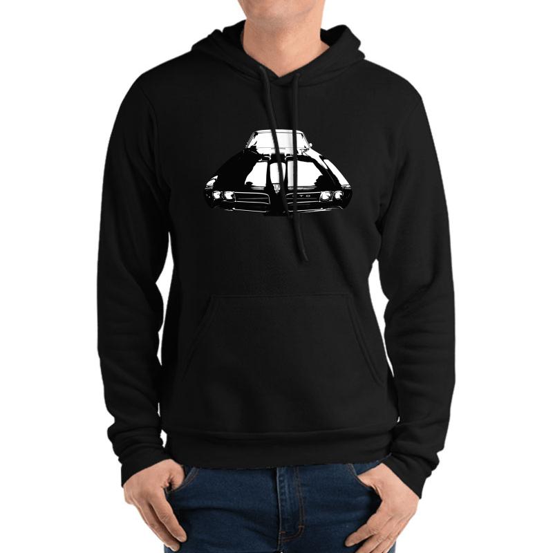 1969 Gto Unisex Hooded Sweatshirt Men Black