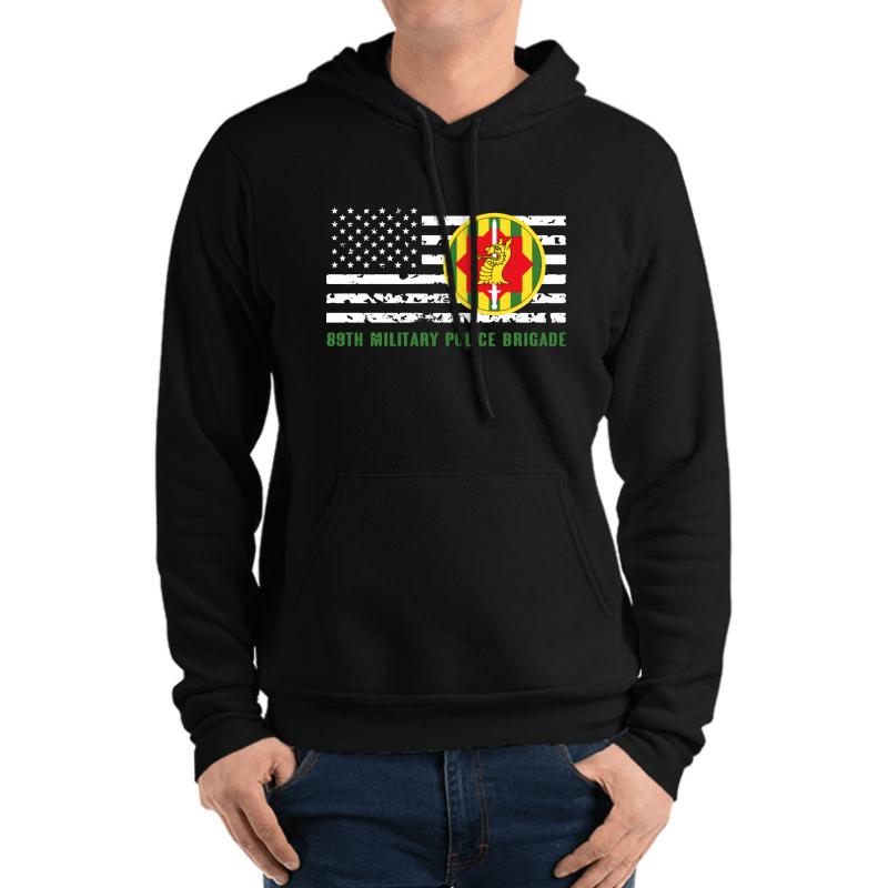 89Th Military Police Brigade Unisex Hooded Sweatshirt Men Black