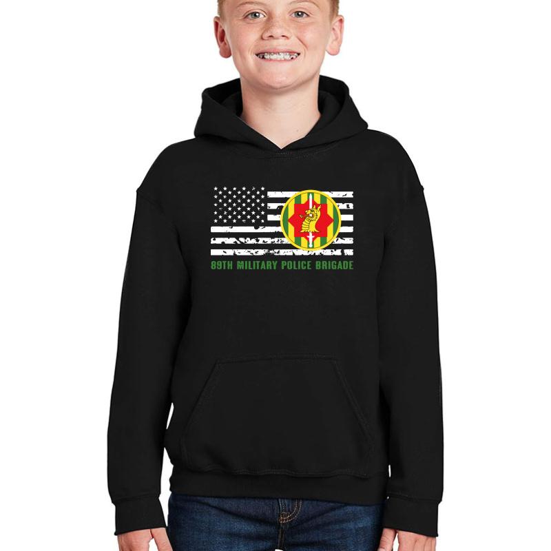 89Th Military Police Brigade Youth Hooded Sweatshirt Boy Black