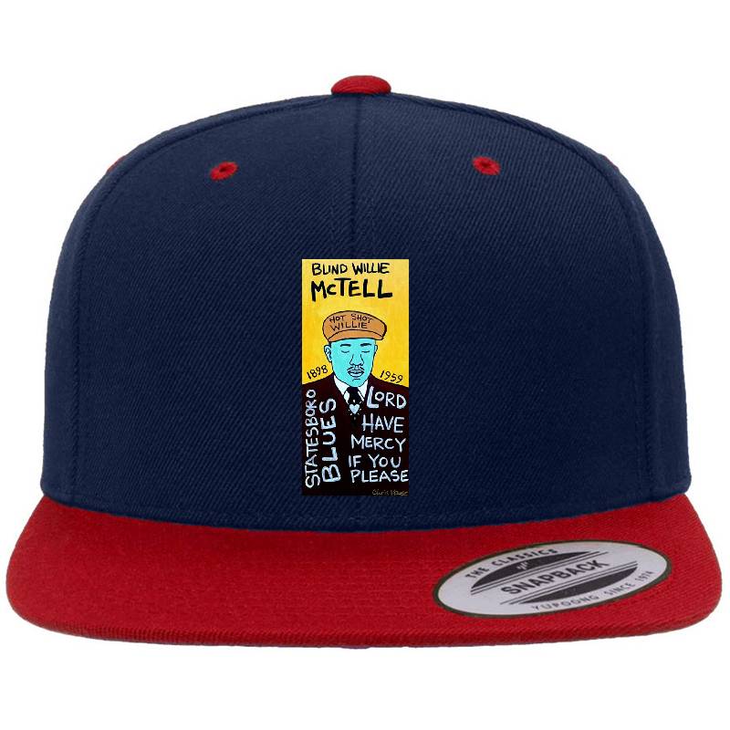 Blind Willie Mctell Blues Folk Art Flexfit Baseball Caps