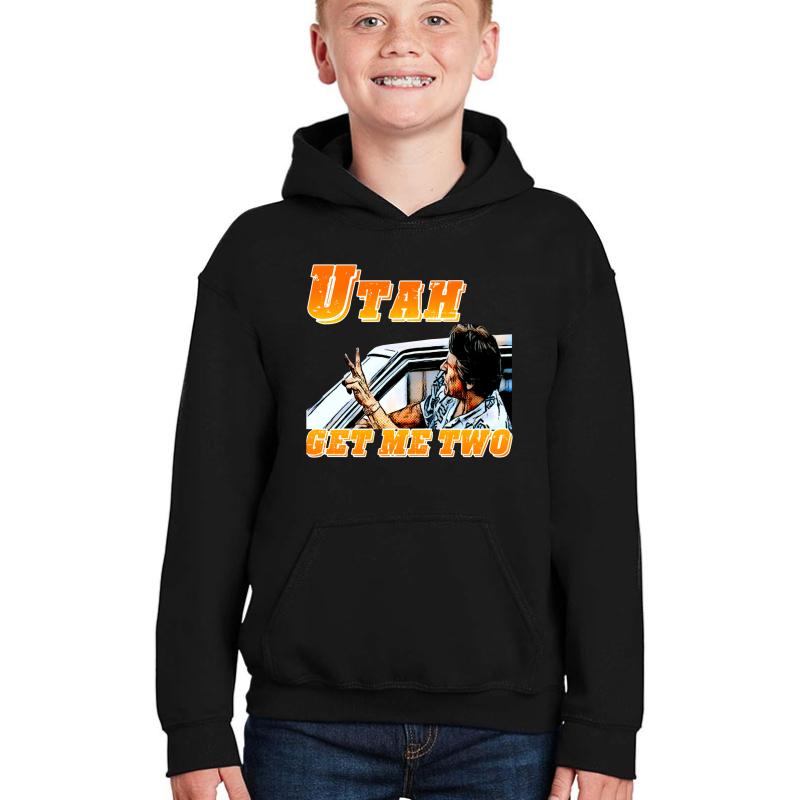 Utah Get Me Two Youth Hooded Sweatshirt Boy Black