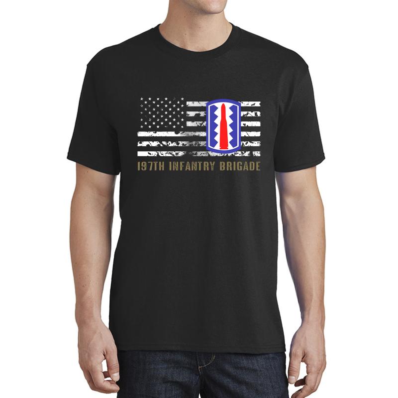 197Th Infantry Brigade Unisex T-Shirt Men Black