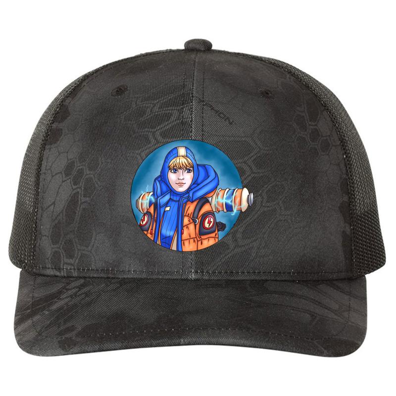 Apex Legends - Wattson Richardson Premium Trucker Snapback Cap  Kryptek Typhon Black