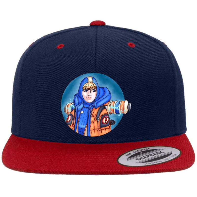 Apex Legends - Wattson Premium Flat Bill Snapback Cap  Navy