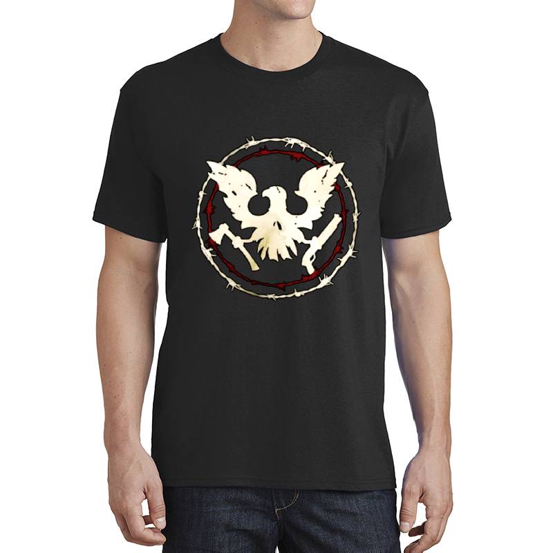 State Of Decay Circle Unisex V-Neck T-Shirts