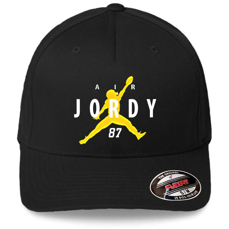 Air Jordy Flexfit Baseball Cap  Black