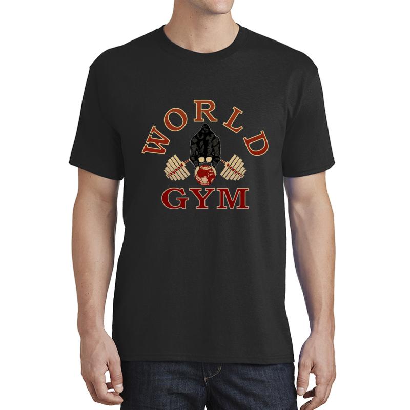 World Gym Gorilla Unisex T-Shirt Men Black