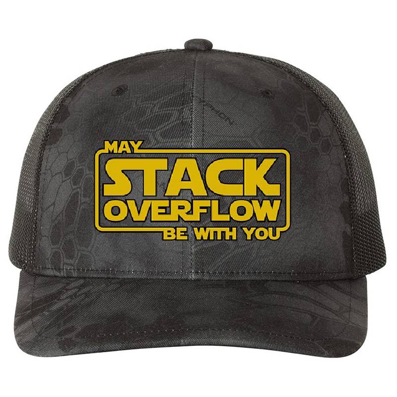 Stack Overflow with you Premium Flat Bill Snapback Caps