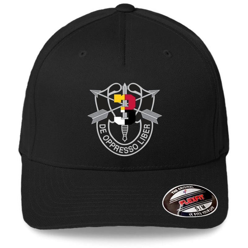 3Rd Special Forces Group 3Rd Sfg  Flexfit Baseball Cap  Black