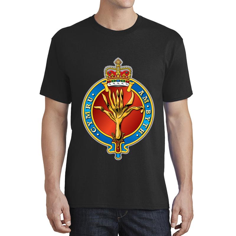 Welsh Guards Unisex T-Shirt Men Black